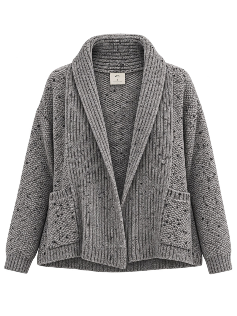 Women's Pins and Needles Grey Black Speckled Cardigan Sweater Size S
327